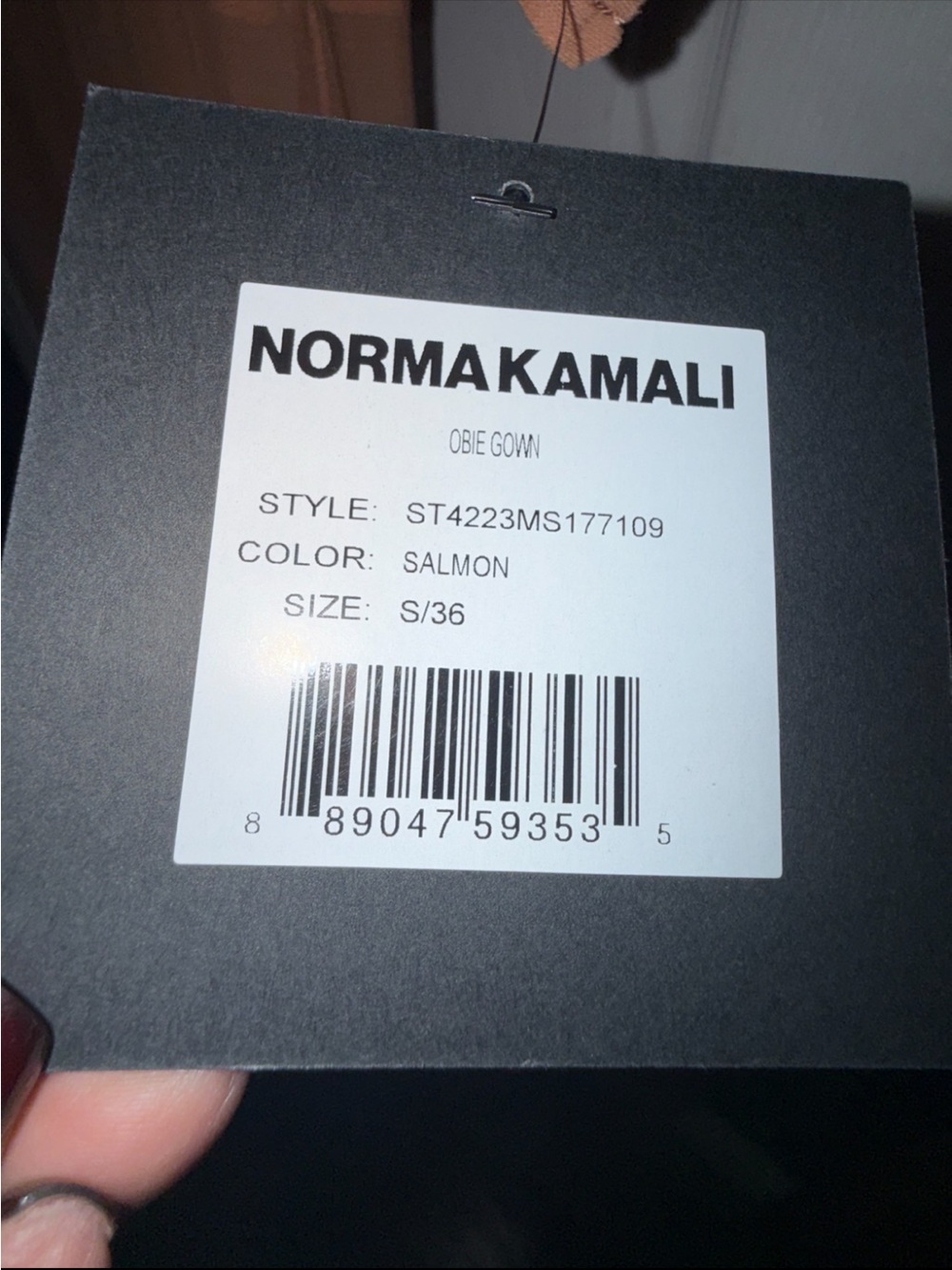 Norma Kamali Sheer Obie Maxi Dress  Small - Picture 3 of 4